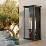 Zuma Exterior Wall Sconce French Grey