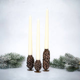 Strobilus Candlestick Holder: Large