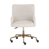 Franklin Desk Chair Beige Linen