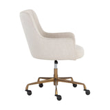 Franklin Desk Chair Beige Linen