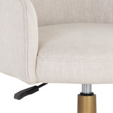 Franklin Desk Chair Beige Linen