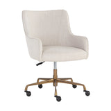 Franklin Desk Chair Beige Linen