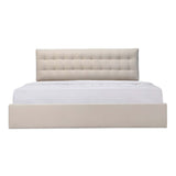 Sebastian Upholstered Bed - Cream