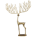 Bergen Brass Reindeer - 22.5" H
