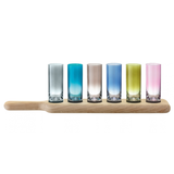 Flight Set - Shot Glasses + Oak Board
