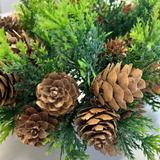 Pine Cone Candle Ring