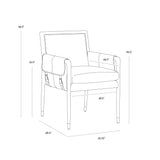 Mauti Dining Armchair - Brown