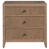 Carmen Three Drawer Nightstand