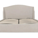 Weston Wingback Cream Upholstered Bed