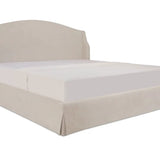 Weston Wingback Cream Upholstered Bed