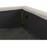 Weston Wingback Cream Upholstered Bed